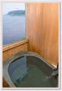 ちひろのお風呂は天然温泉です